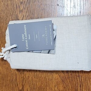NWT The Threadery Luxe Cotton Cashmere  Euro Sham